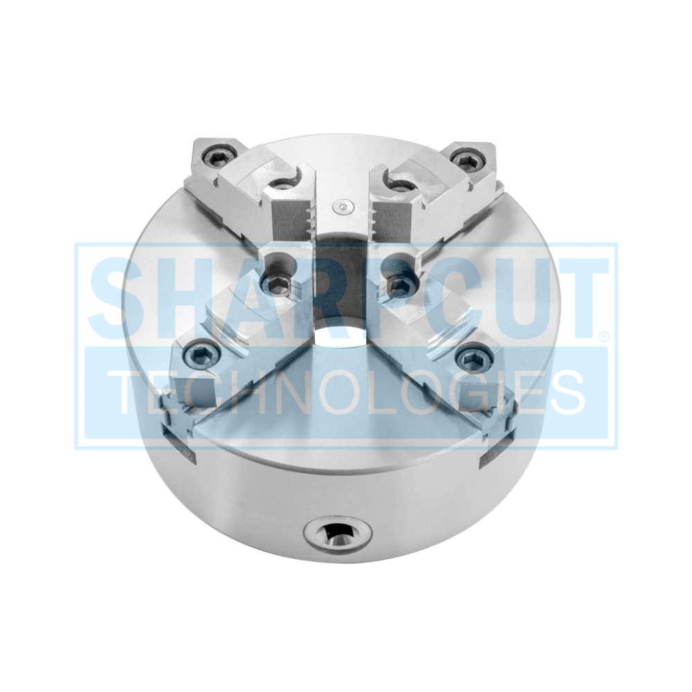 Placa Autocentrante com 4 Castanhas Reversíveis - Fixação Traseira